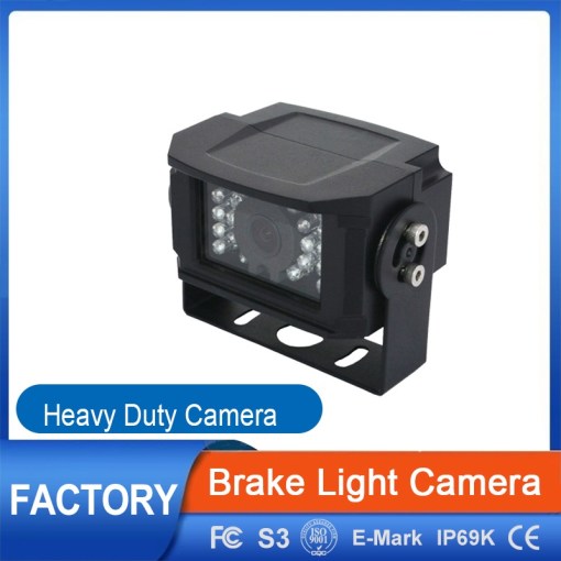 Trailer Backup Rear Camera With IR Night Vision 12V IP69K Waterproof Truck Reversing Camera for Bus/ Pickup RV/Van Lorry