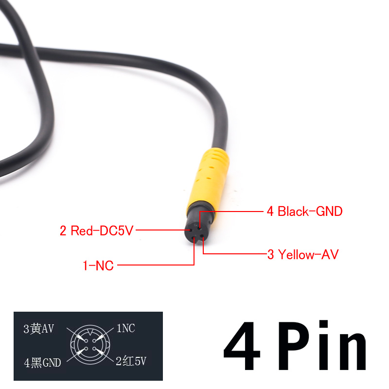 1080P AHD ara arka g r kameras i in 4 pinli araba dvr araba ayna Dashcam 1