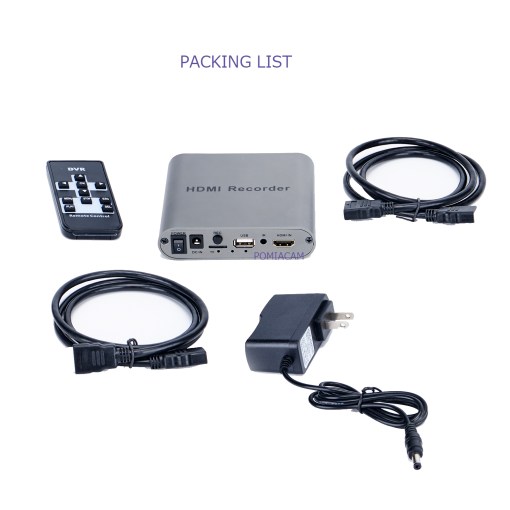 1080P HDMI Recorder Multi track Industrial Grade Recording Box Videotape Device Live streaming Dvr with Remote 5