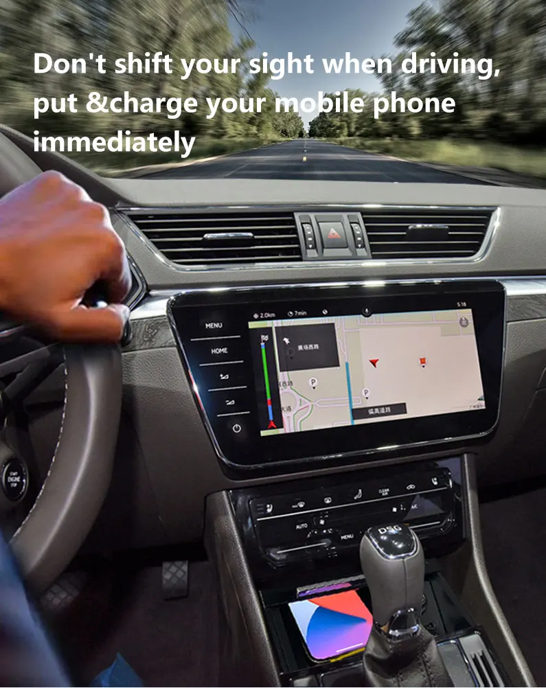 Skoda superb (21) Wireless Charger