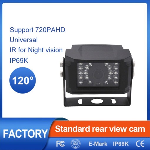 Caméra arrière de secours pour remorque, avec Vision nocturne IR, 12V, étanche IP69K, pour camion, Bus, pick-up, camping-car, Van et camion 9 2 1