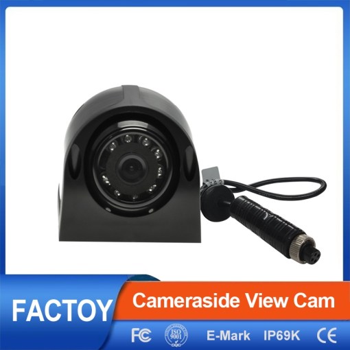 4Caméra de recul pour stationnement, vue arrière latérale, broches 9LED, pour camion, Bus, moniteur de véhicule, caméra de vue latérale 12V IP69K 12 2 2