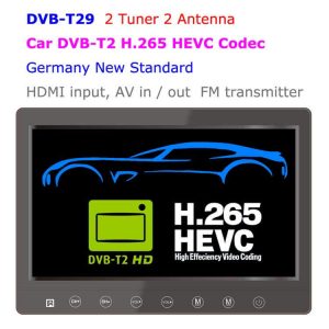 DVB T29 Car dvb t2 h265 hevc codec 2