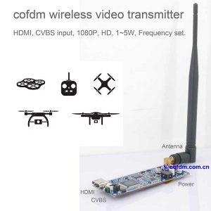 cofdm 902t wireless video HD transmitter receiver cvbs audio video input