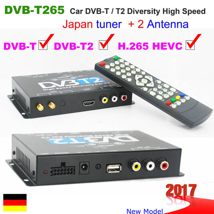 Germany TV news: DVB-T2 migration gives big boost to German set-top sales 1 DVB T265 Germany car dvb t2 h265 hevc new decoder