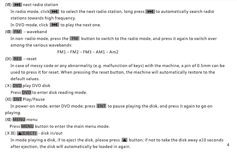 4 basic functions of panel