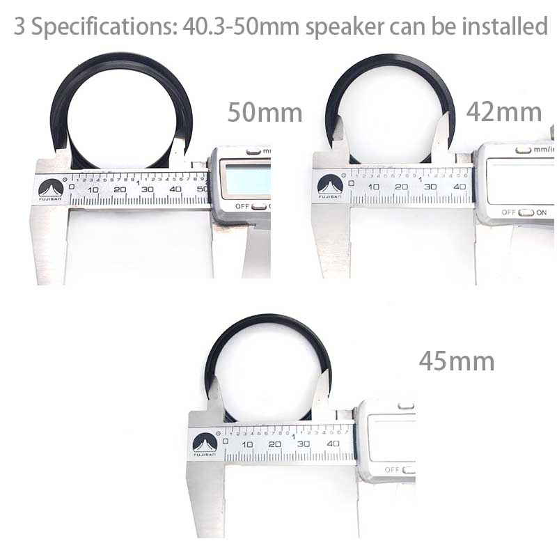 TAB-1B Car Tweeter Aluminum Alloy Base Treble Seat Tweeters Non-destructive Installation Metal Speaker Bracket Boxes Automotive Treble cup bracket cover 24