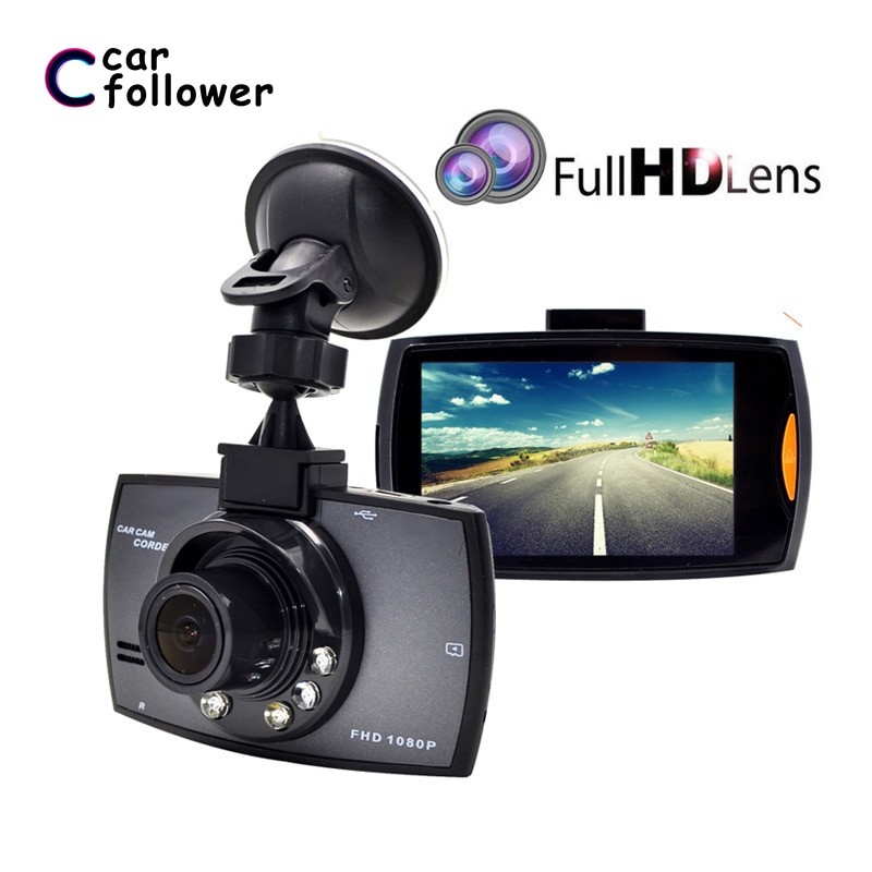1080P 2.7"HD LCD Dual Lens Car Dash Camera Video DVR Cam Recorder Night Vision 