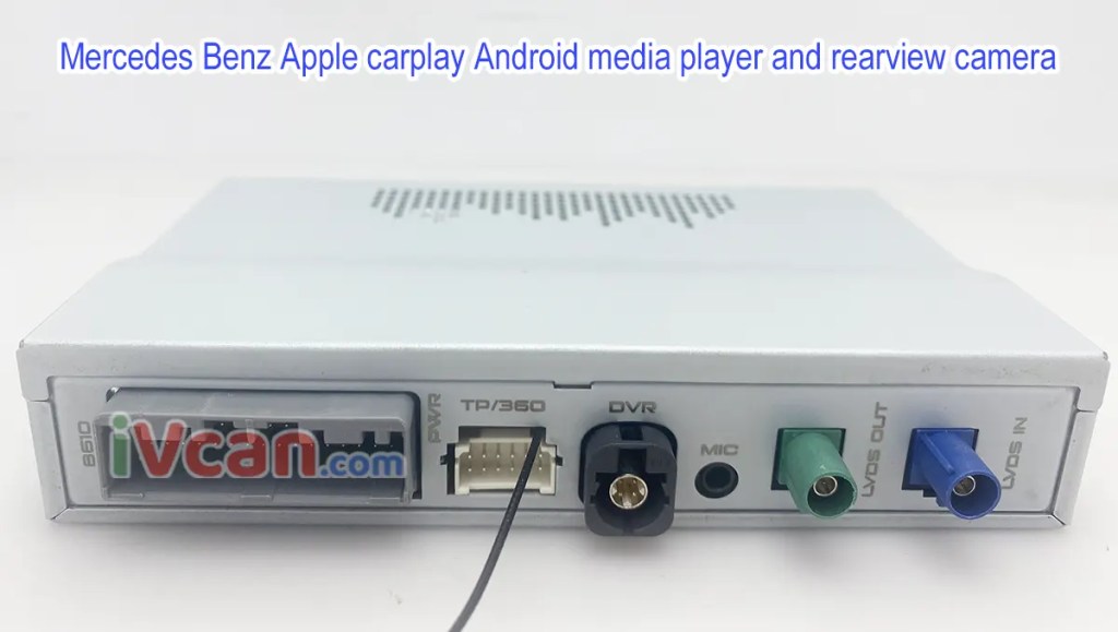 Mercedes Benz Apple carplay Android media player and rearview camera