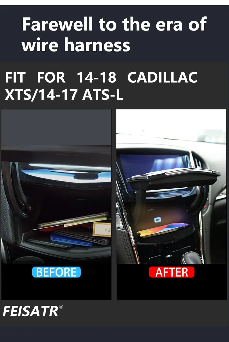 Cadilac XTS(14-18),ATS-L(14-17) Wireless Charger
