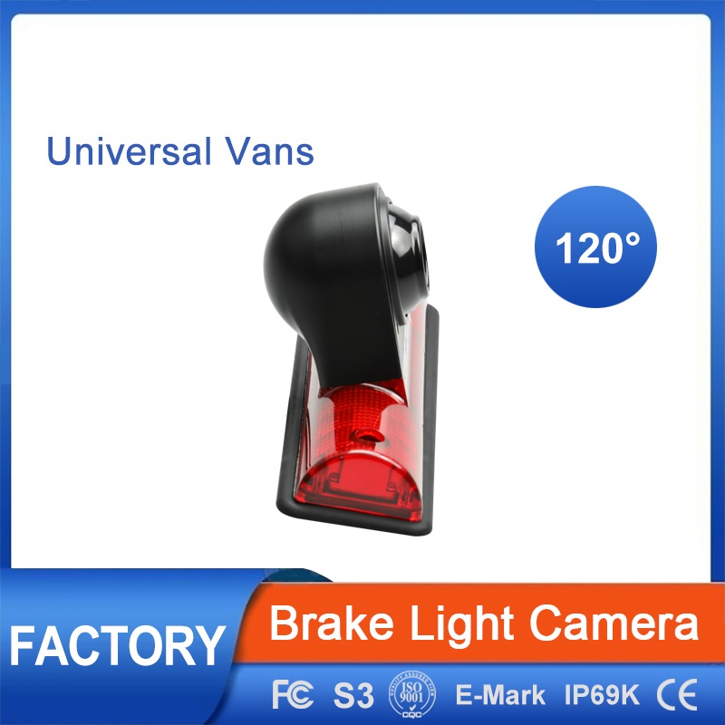 Caméra de feu Stop de vue arrière HD pour voiture, pour fourgonnettes universelles, caméra de recul à Vision nocturne avec lumière IR 15 3 3