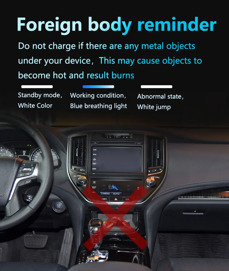 Toyota Crown(15-18) Wireless Charger
