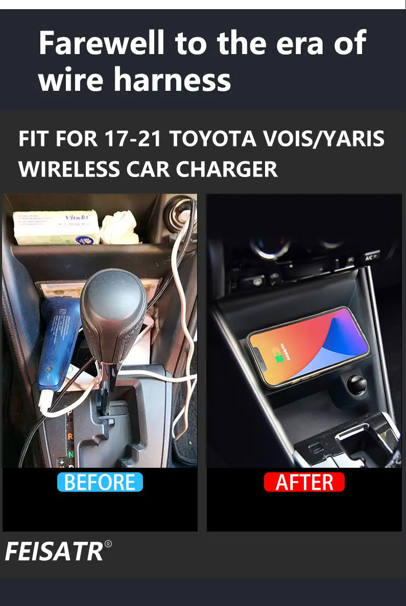Toyota Vios,Yaris,Yaris L 17-21 Wireless Charger