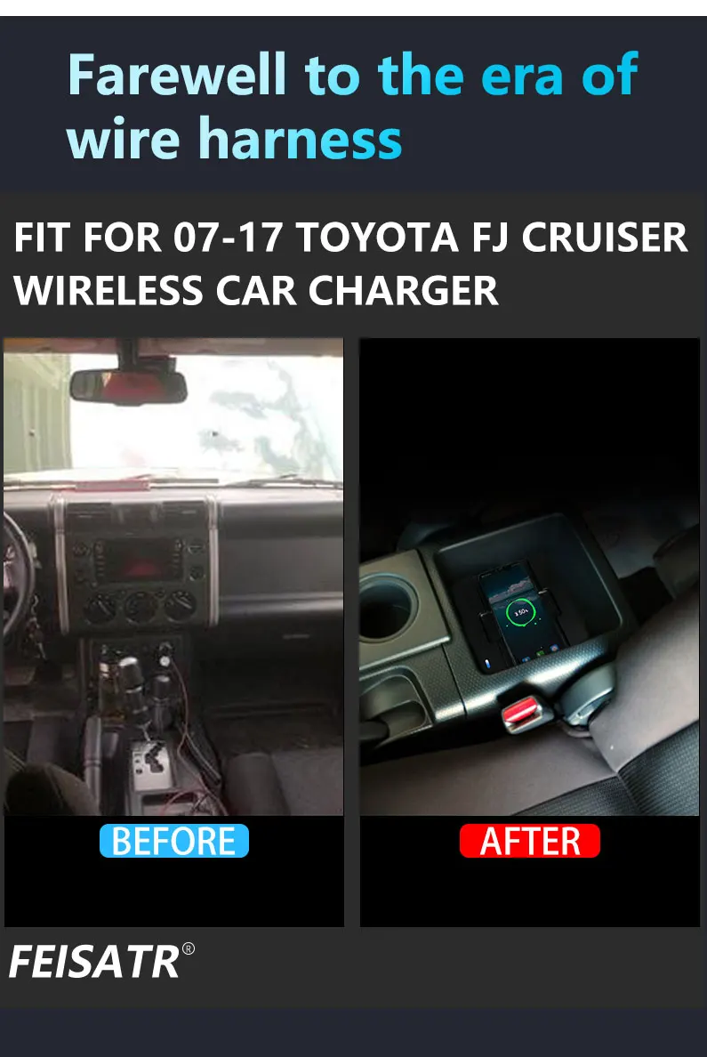 Toyota Cruiser(07-17) Wireless Charger