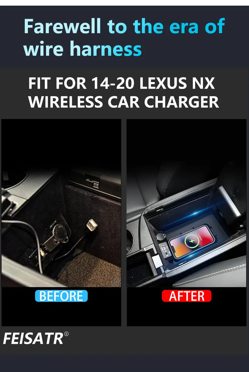 Lexus NX 14-20 Wireless Charger
