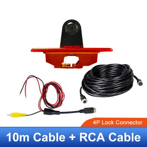 Double caméra de recul, Vision nocturne IR, feu stop, pour citroën Jumpy/Peugeot Expert/Toyota Proace 2007-2016