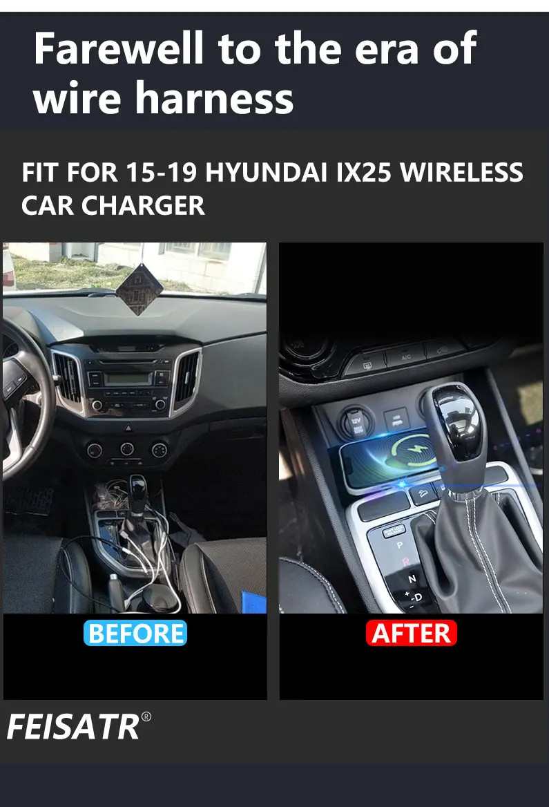 Hyundai IX25 15-19 Wireless Charger