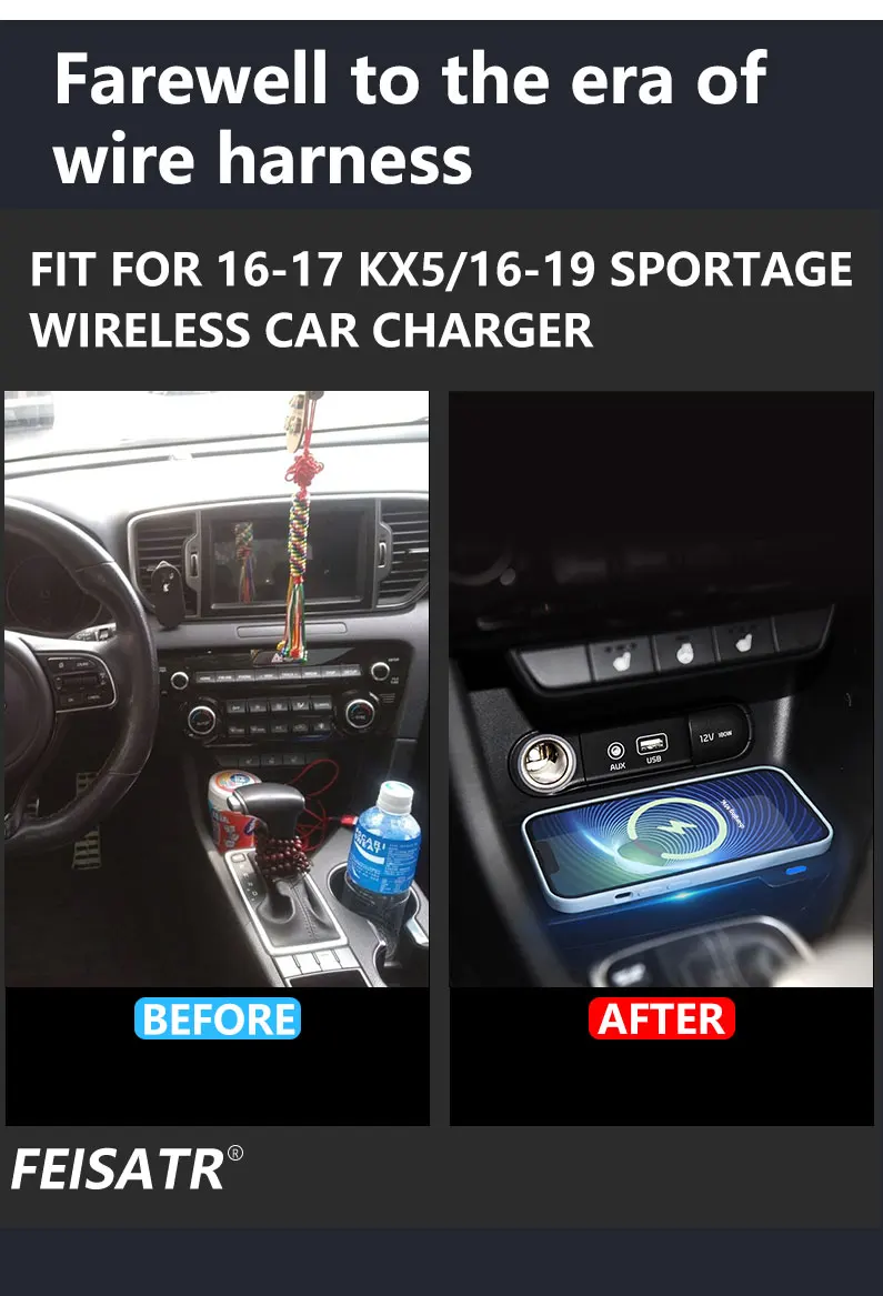 Kia KX5 16-17/ K7 Sportage 16-19 Wireless Charger