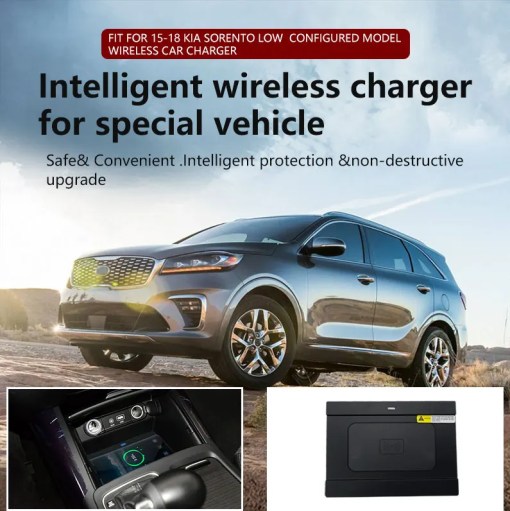 Kia Sorento Bajo 15-18 Cargador inalámbrico