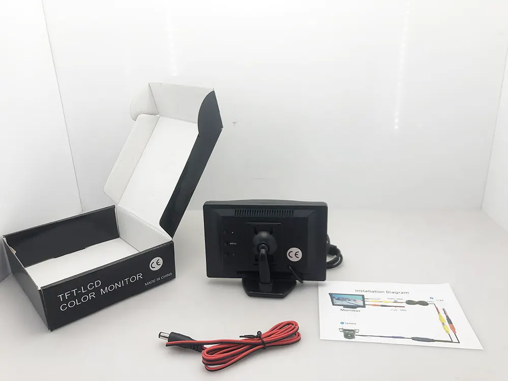 5'' MONITOR AUTÔNOMCÂMERA EM 12-24V24V 16 5’’ MONITOR STAND ALONE 2 CAMERA IN 12-24V