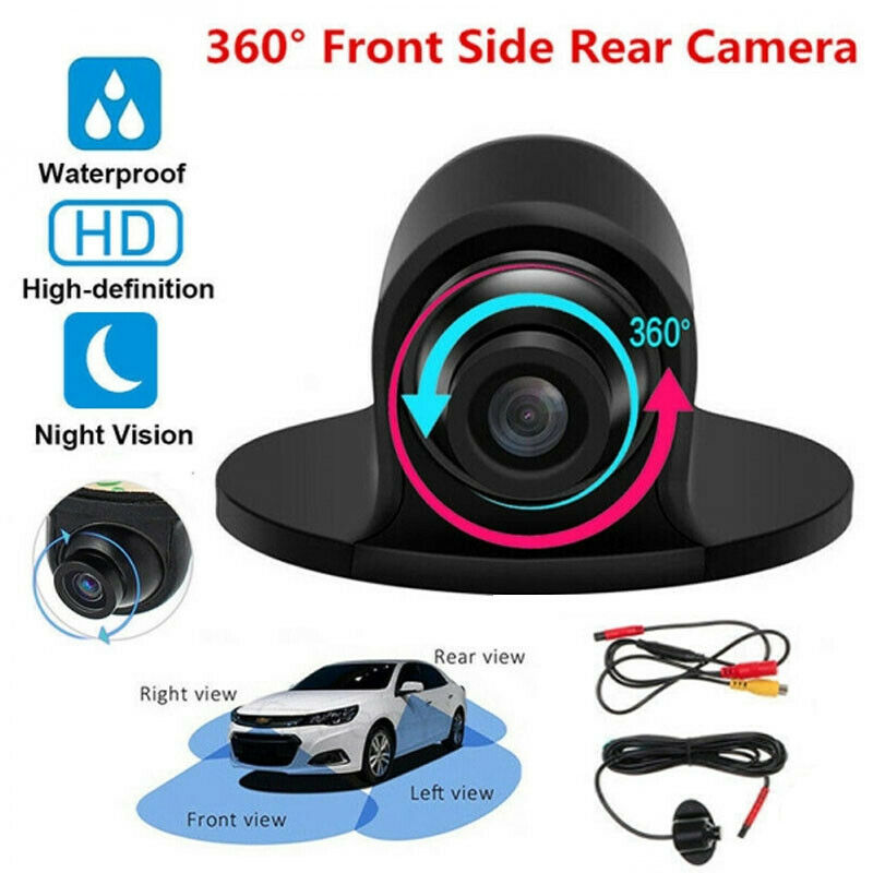 كاميرا احتياطية جديدة بزاوية 360 درجة لعرض الجانب الأمامي للسيارة HD CCD CMOS 2 New 360° Car Rear Front Side View Backup Reversing Camera HD CCD CMOS