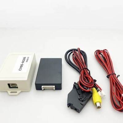 CVBS para RGB visão reversa AV para caixa de conversão de visão traseira do decodificador RGB RNS315 11 CVBS To RGB Reverse View AV To RGB Decoder Rear View Conversion Box RNS315
