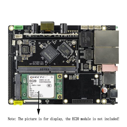 Carte centrale de vision AI haute performance Core-1126-JD4, Mini-ordinateur RV1126; Mini-ordinateur; Ordinateur de bureau, 1Go DDR 8 Go eMMC 7 Core 1126 JD4 High Performance AI Vision Core Board RV1126 Mini PC Mini Computer Desktop Computer 2