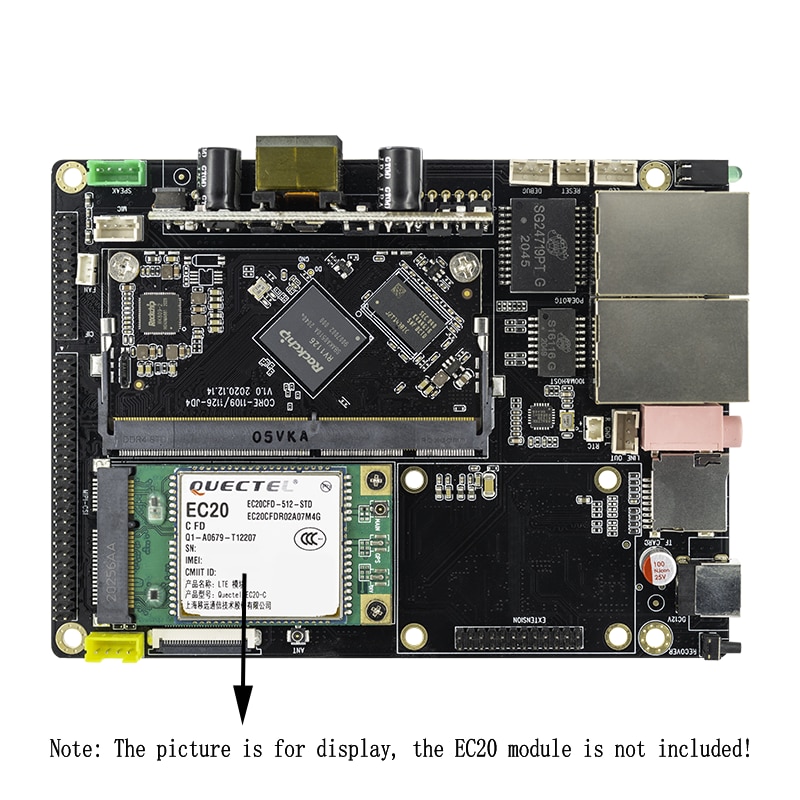 CoCarte centrale de vision AI haute performance Core-1126-JD4RVMini-ordinateur RV1126MiMini-ordinateurDeOrdinateur de bureau1GBGo DDR 8 Go eMMC Core-1126-JD4 High-Performance AI Vision Core Board, RV1126 Mini PC; Mini Computer; Desktop Computer, 1GB DDR 8GB eMMC – Image 2