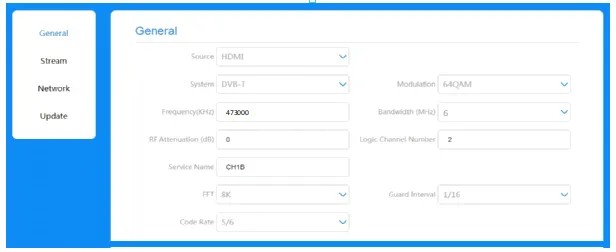 MODULADOR DE CODIFICADOR DIGITAL DVB-T 12 DVB-T DIGITAL ENCODER MODULATOR