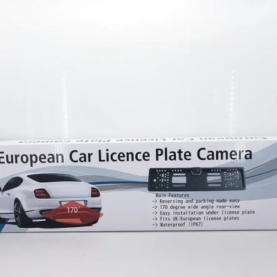 European Car Licence Plate Camera