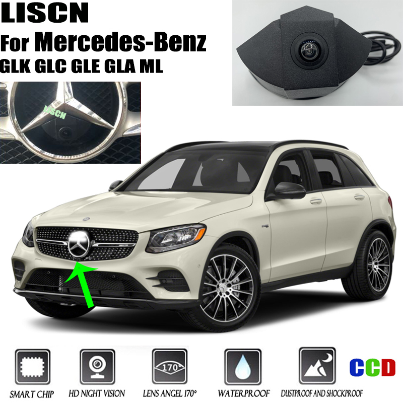 Câmera de visão frontal para mercedes benz classe a c ml cla cls gla gla glk câmera de visão noturna câmera de estacionamento logotipo câmera frontal 3 Front View Camera For Mercedes Benz Class A C ML CLA CLS GLA GLA GLK Night Vision Backup Camera Parking Logo Camera Front Camera