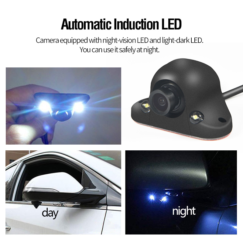 12V étanche haute résolution Vision nocturne adhésif CCTV avant arrière vue latérale angle mort caméra de voiture 17 H0835a018c3ee456f812985ea3c94f0322