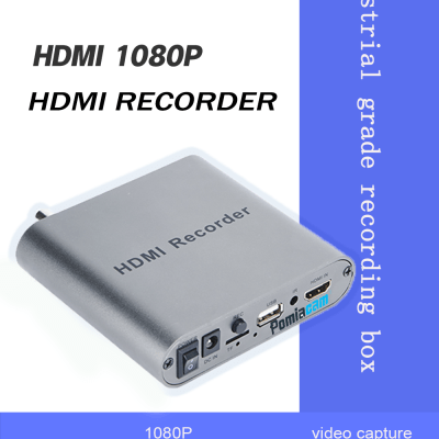 1080P HDMI Recorder DVR USB TF HDD playback with Remote Controller