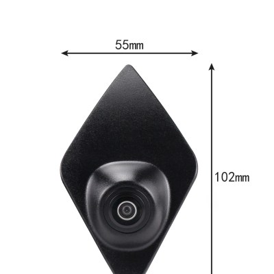HD 170° Night Vision Car Front View Camera For Renault Captur Koleos Modus Clio Logo Mark Fisheye Lens AHD 720P Camera