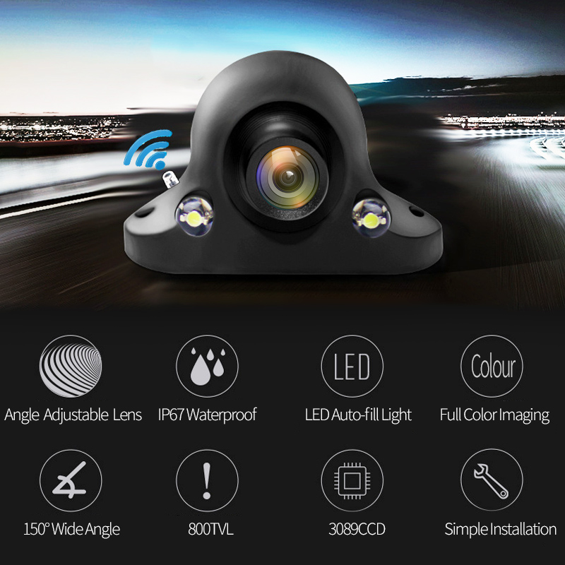 12V étanche haute résolution Vision nocturne adhésif CCTV avant arrière vue latérale angle mort caméra de voiture 13 H7d681bebfb7b4335bc34ff88be1064bfn