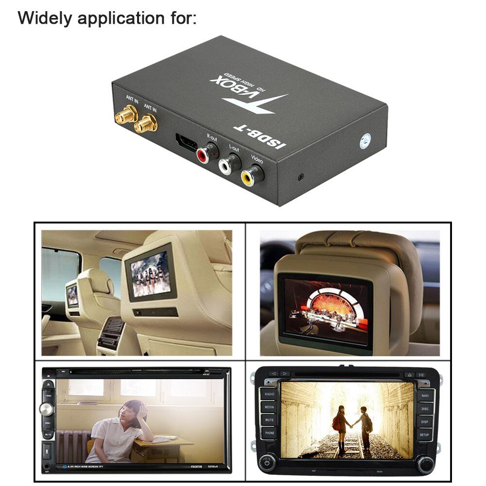 HiDécodeur de télévision numérique ISDB pour voiture, haute vitesse, Segment complet, double antenne, récepteur de télévision numérique Mobile ISDB-T, pour le japon, le brésil, le chili et le pérou High Speed Full Segment Dual Antenna Car ISDB Digital TV Decoder ISDB-T Mobile Digital TV Receiver for Japan brazil chile Peru – Image 3