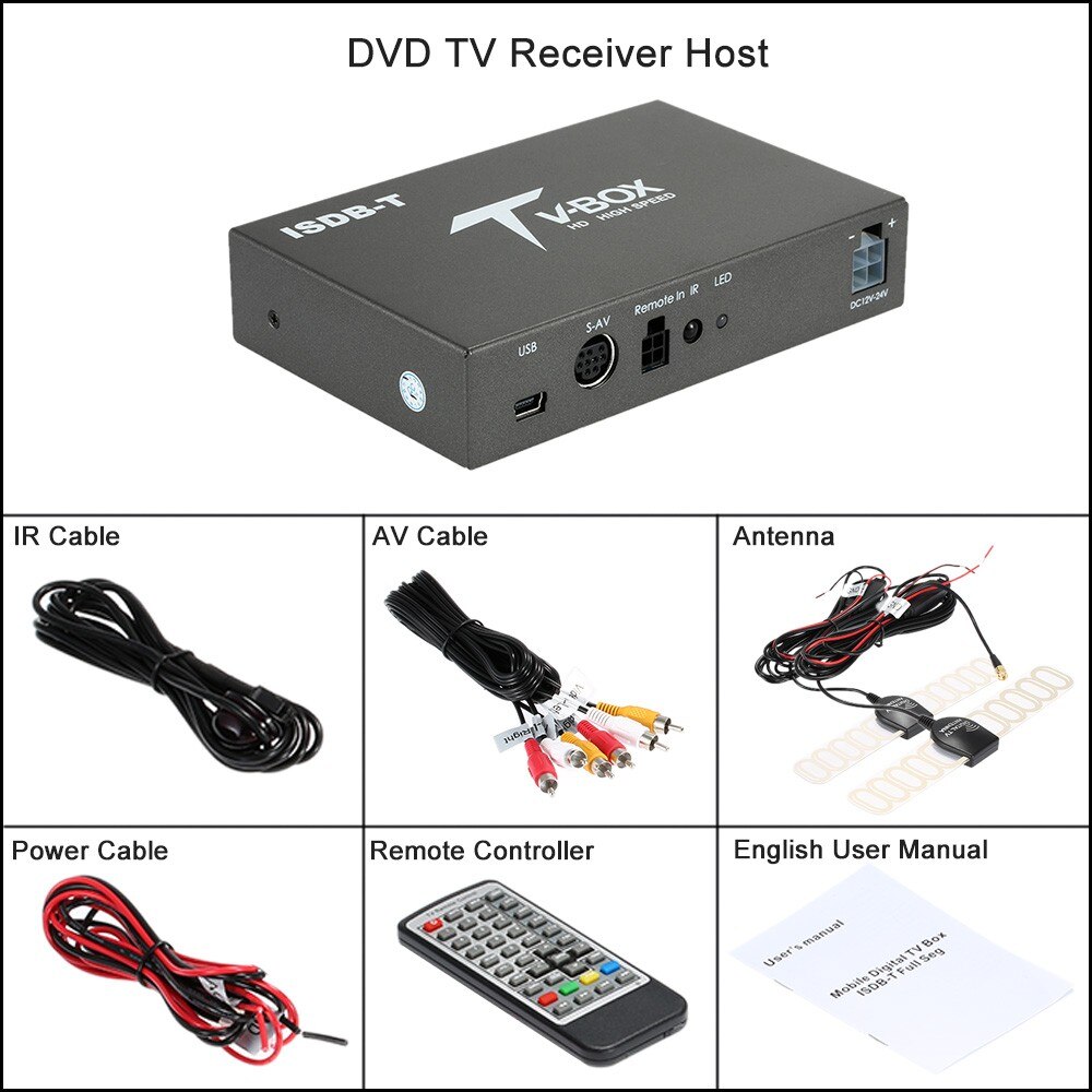 HiDécodeur de télévision numérique ISDB pour voiture, haute vitesse, Segment complet, double antenne, récepteur de télévision numérique Mobile ISDB-T, pour le japon, le brésil, le chili et le pérou High Speed Full Segment Dual Antenna Car ISDB Digital TV Decoder ISDB-T Mobile Digital TV Receiver for Japan brazil chile Peru – Image 4