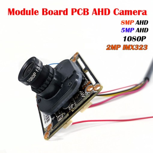 لوحة وحدة كاميرا AHD ذات إضاءة منخفضة PCB 2MP IMX323 2000TVL AHD HD 5MP 1080P IRCut للرؤية الليلية M12 عدسة CCTV الأمن