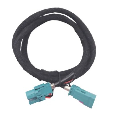 6 pin car lvds video line extension hsd cable for bmw mercedes benz