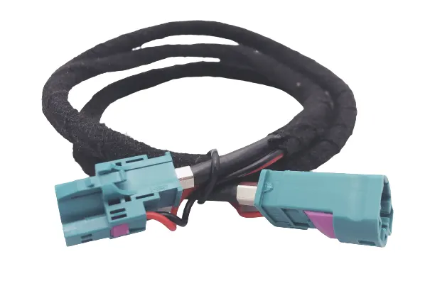 6 pin car lvds video line extension hsd cable for bmw mercedes benz
