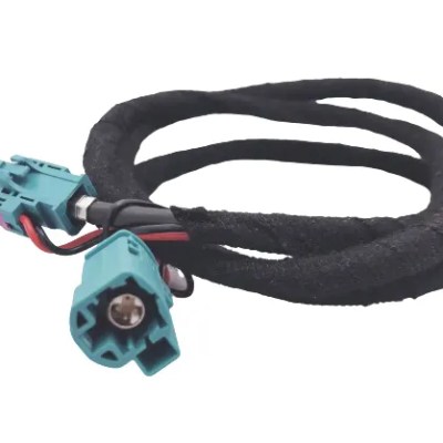 6 pin car lvds video line extension hsd cable for bmw mercedes benz