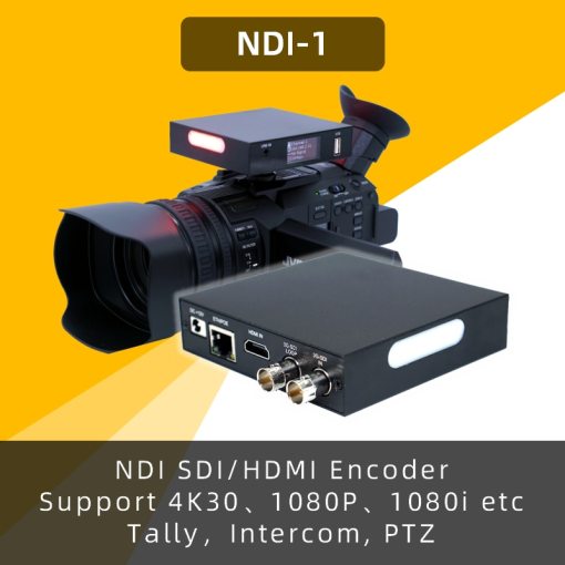 SDI HDMI NDI Encoder 4k30 1080P60 NDI5 Tally Intercom с низкой задержкой