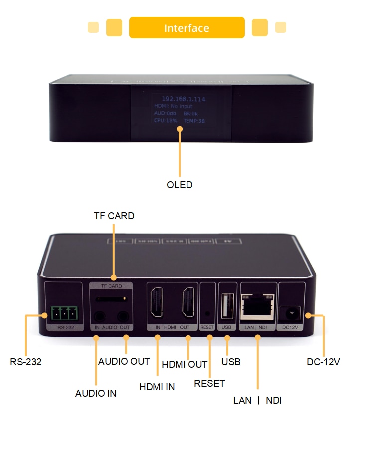 جهاز فك ترميز HDMI 1080P NDI SRT RTMP RTSP البث المباشر IPCam 11 S621b1d28affd46349b44fe7ddbddcde8c