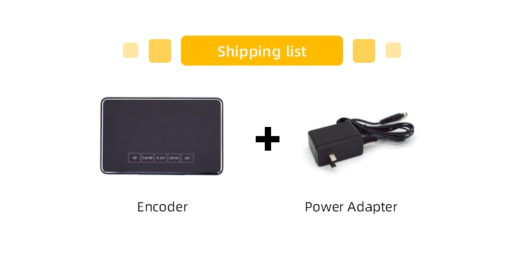 جهاز فك ترميز HDMI 1080P NDI SRT RTMP RTSP البث المباشر IPCam 14