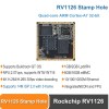 RV1126/RV1109 Основная плата с штампованным отверстием, четырехъядерный процессор ARM Cortex-A7, интегрированный NEON&FPU 2.0Tops поддерживает INT8/INT16