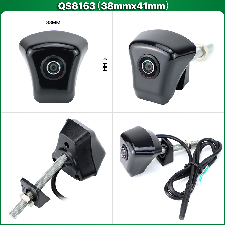 CCD AHD Starlight Vision nocturne vue de face objectif Fisheye Logo caméra pour Audi A1 A3 A4 A5 A6 A7 Q3 Q5 Q7 TT véhicule de voiture 12 U37d3a2245fb74803b301c21f76679897B