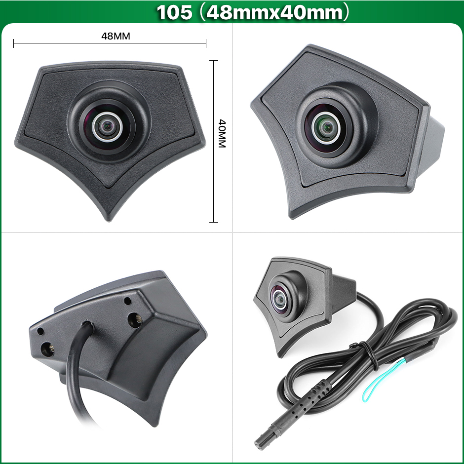 Cámara CCD AHD1080P con logotipo de ojo de pez y vista frontal de montaje delantero para Mazda 2 3 5 6 CX4 CX-5 CX-7 CX-8 Atenza (en la puerta) Coche Vehículo 13 U866966375b884411aac091fda5809f9b9