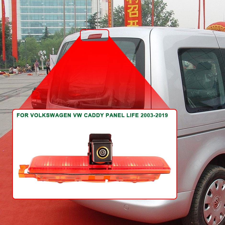 AHD 1080P 170° Fisheye Lens LED Van Brake Light Car Rear View Reverse Backup Camera For Volkswagen VW Caddy Panel Life 2003-2019 16 U9c5f57dbfec348a1a9436fc227789b07V