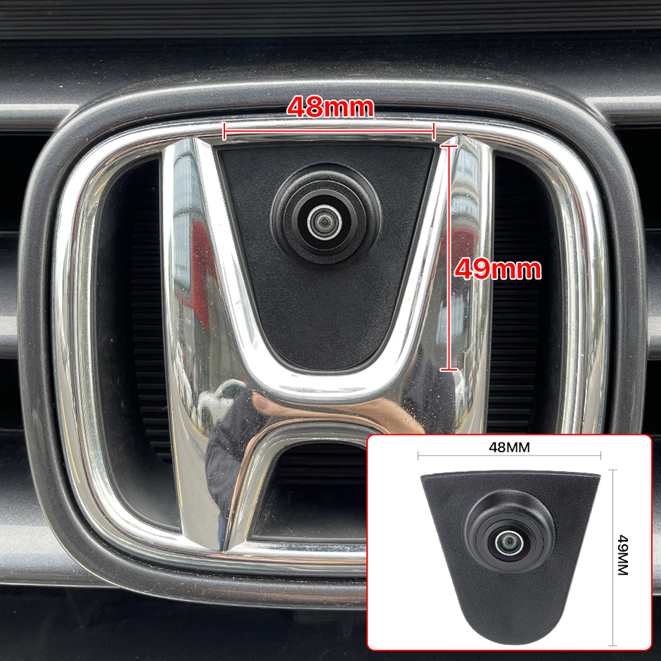 Caméra avec Logo de vue avant CCD AHD1080P, pour Honda CRV Accord Fit City Civic Odyssey Spirior U-RV X-RV voiture Jade 10 Ud2055aa5f406452db96c30cd2502c432w