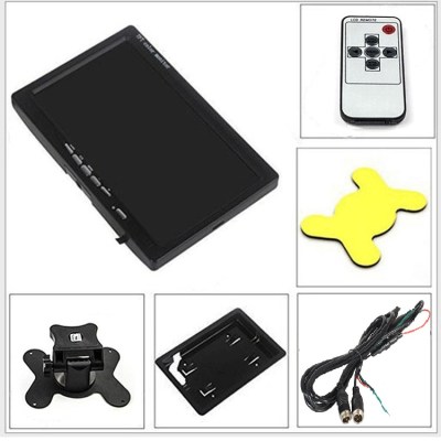 7-inch high display desktop reverse monitoring display 9 7-inch high-definition on-board display desktop reverse monitoring display truck two-way video input reverse image